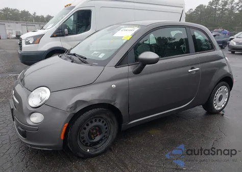 2013 Fiat 500 Pop from USA, damaged, VIN 3C3CFFAR8DT664796